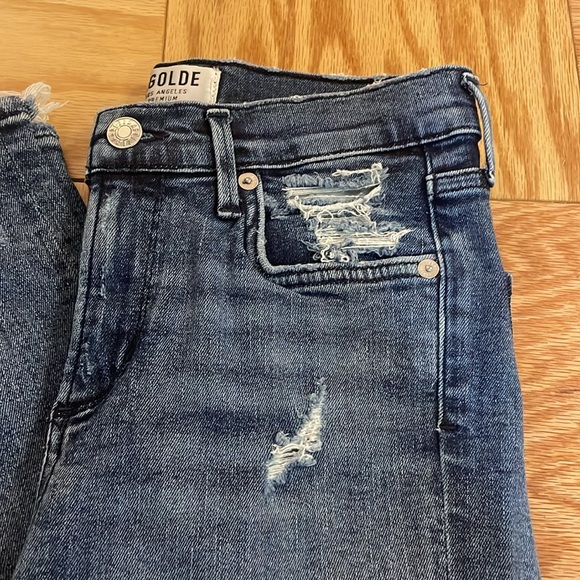 Agolde Sophie Distressed Skinny Jeans - Picture 7 of 14